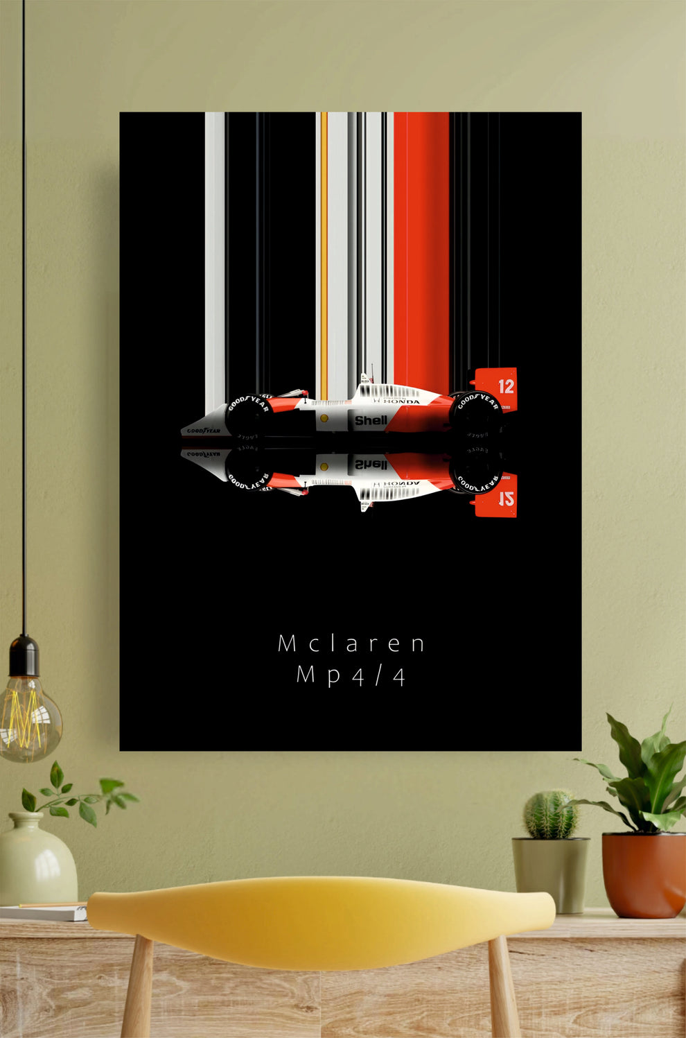 McLaren MP4 Car Poster || Car Poster