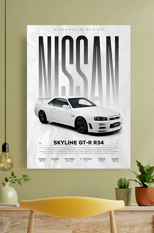 Nissan Car Poster || Car Poster
