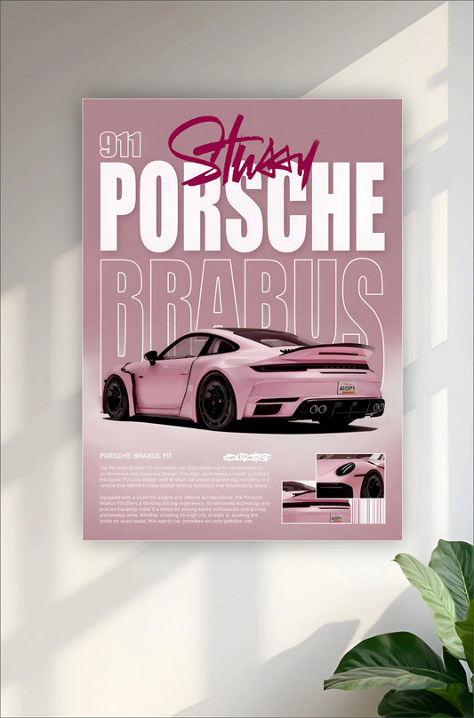 Porsche Car Poster || Car Poster