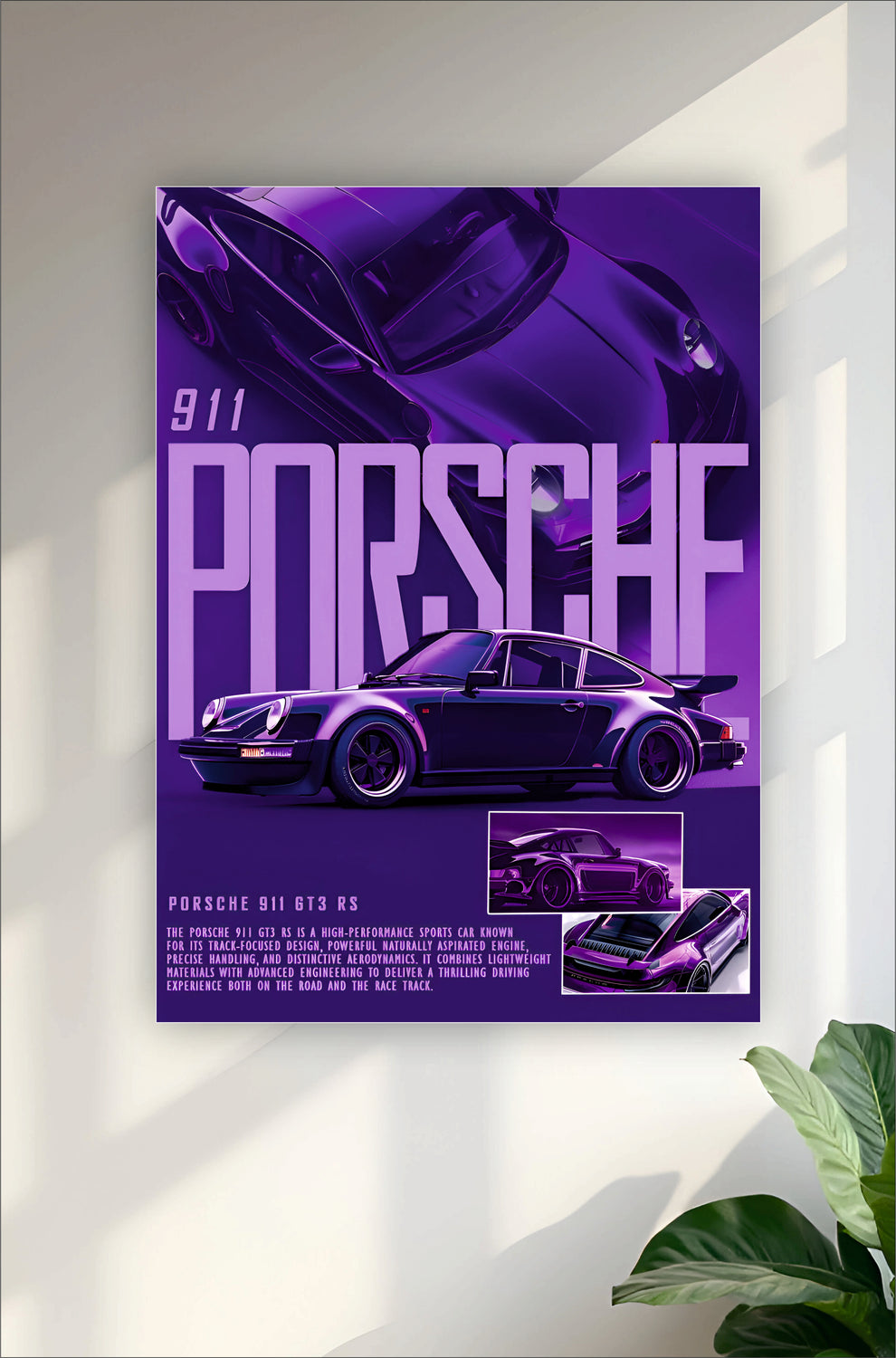 Porsche 911 Car Poster || Car Poster