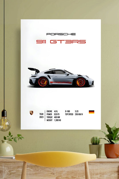 Porsche 911 Car Poster || Car Poster