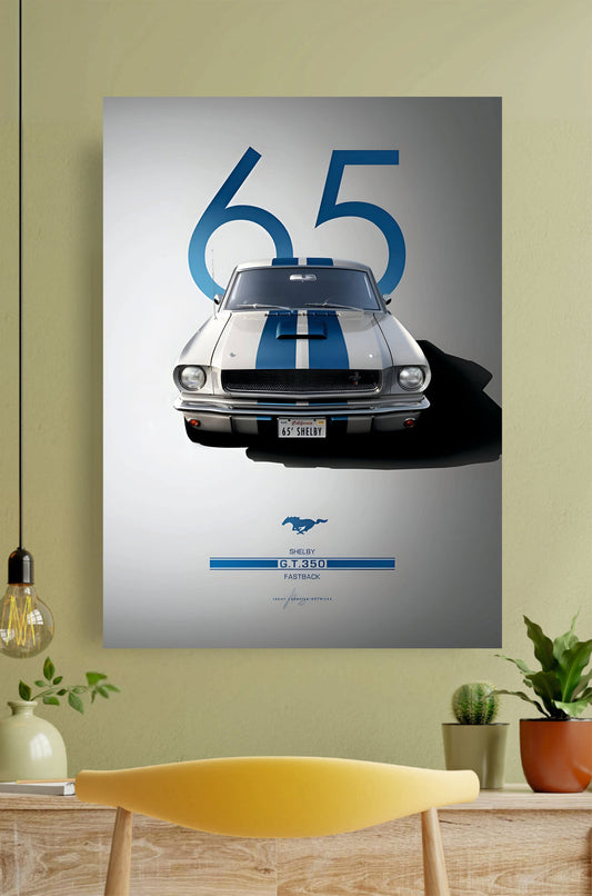 🎁 Ford Mustang GT 350 Car Poster || Car Poster (100% off)