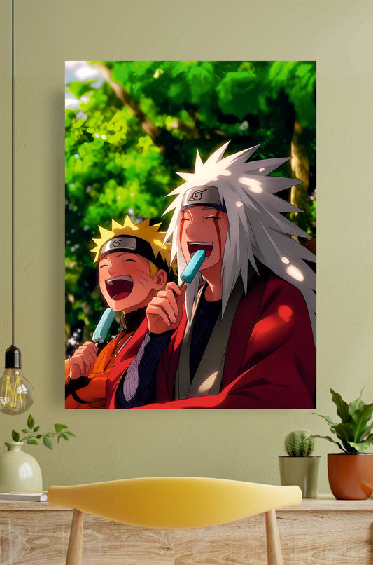 🎁 Naruto Jiraiya and Popsicle Poster || Naruto Posters (100% off)