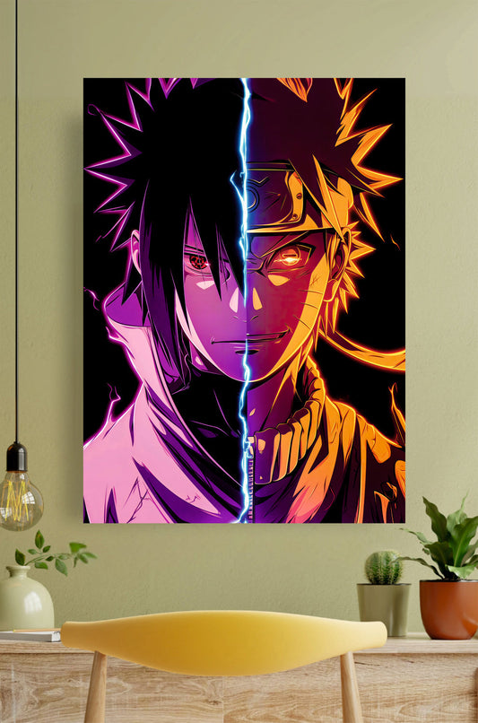 🎁 Naruto vs Sasuke Poster || Naruto Posters (100% off)